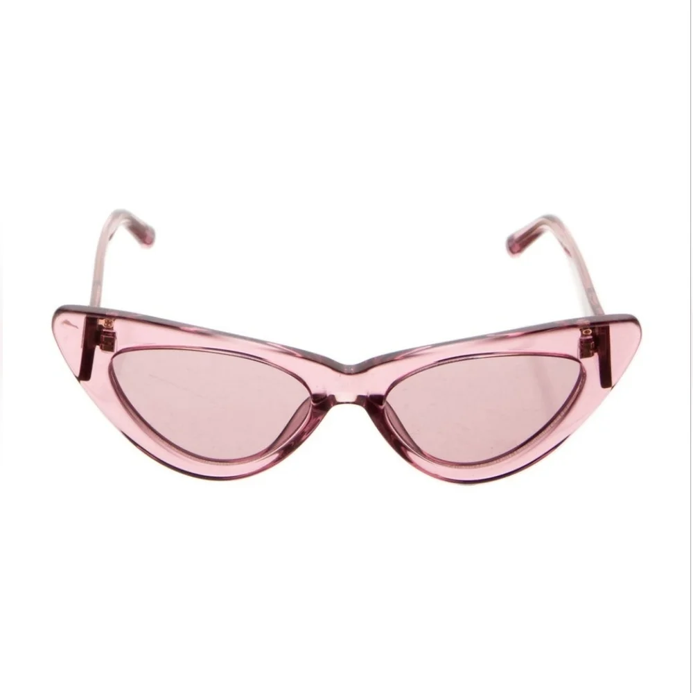 NEW The Attico x LINDA FARROW Dora Sunglasses in Pink - Picture 1 of 16